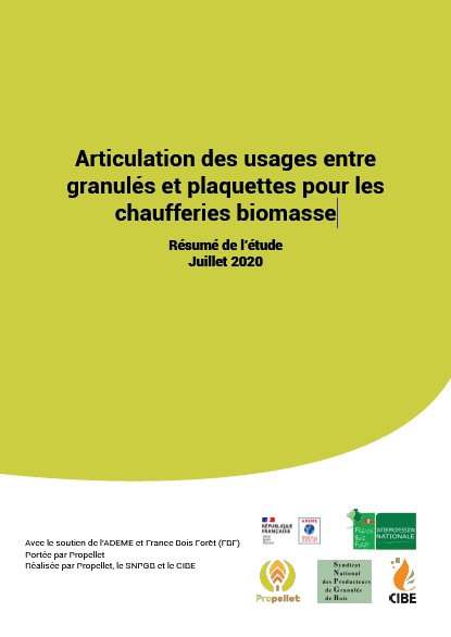 Document "Synthèse étude granulés / plaquettes - Propellet 2020"
